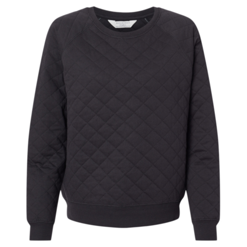 Women's Quilted Crewneck Pullover Thumbnail