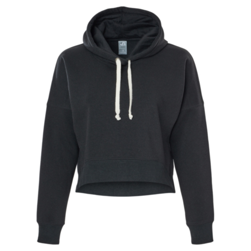Women's Crop Hooded Sweatshirt Thumbnail