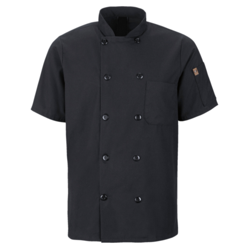 Mimix™ Short Sleeve Chef Coat with OilBlok Thumbnail