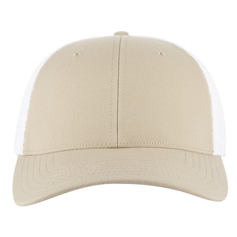 OTTO CAP "OTTO FLEX" Fitted 6 Panel Low Profile Mesh Back Trucker Hat Thumbnail
