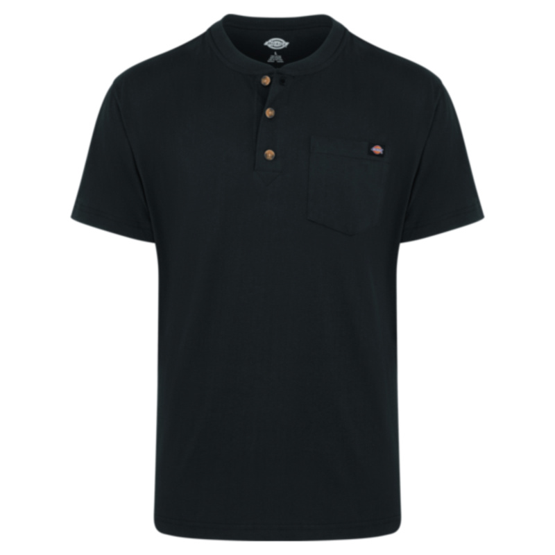 Men's Tall Heavyweight Traditional Short Sleeve Henley Thumbnail