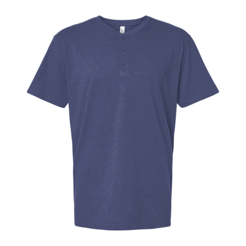 Unisex CVC Henley Tee Thumbnail