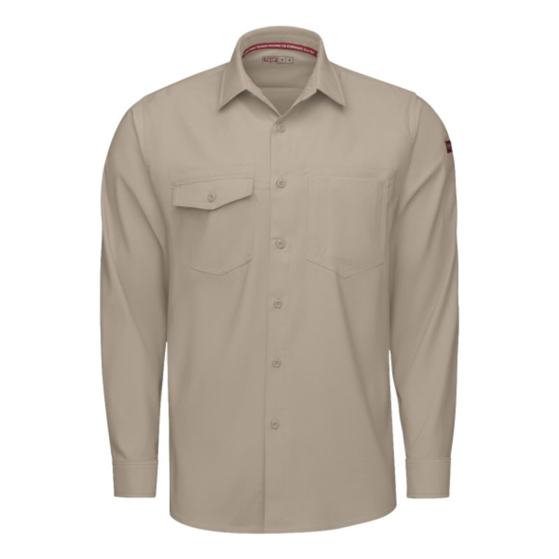 Men's Tall Cooling Long Sleeve Work Shirt Thumbnail