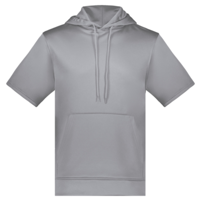 Unisex Fleece Short Sleeve Hooded Pullover Thumbnail
