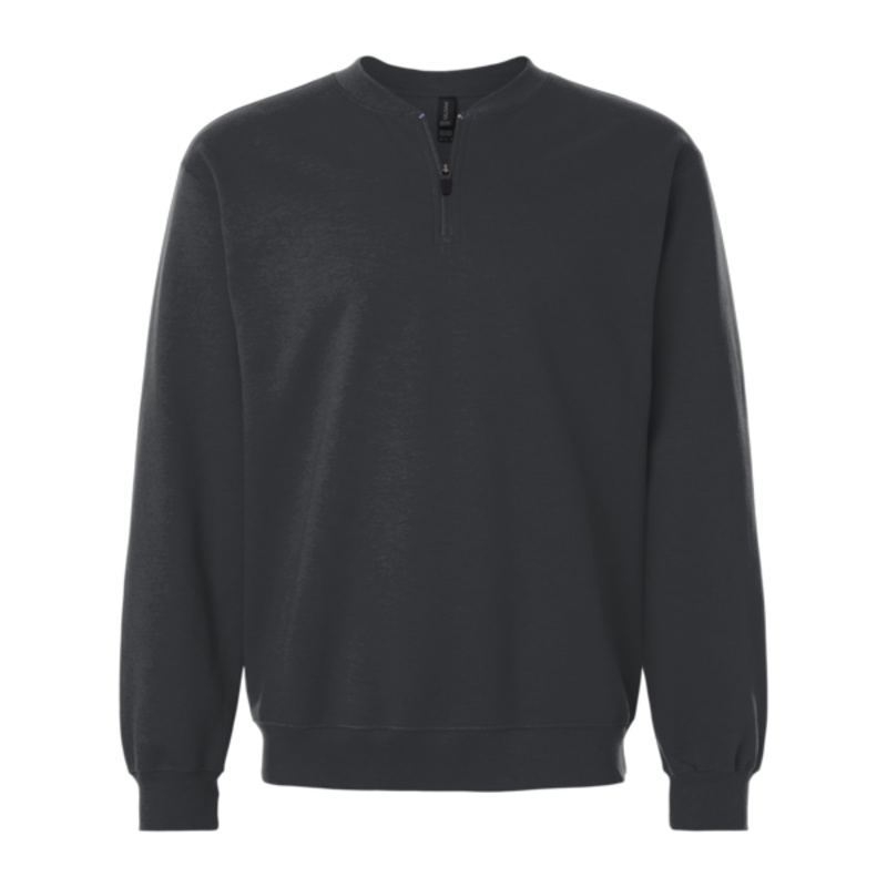 Unisex Softstyle® Midweight 1/4 Zip Sweatshirt Thumbnail