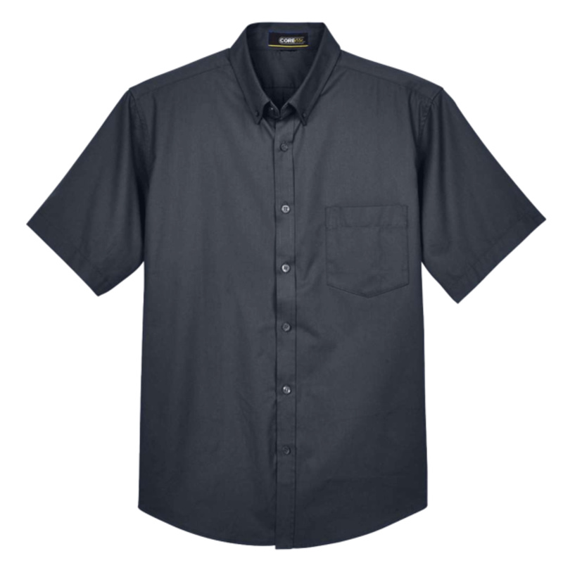 Men's Optimum Short Sleeve Twill Dress Shirt Thumbnail
