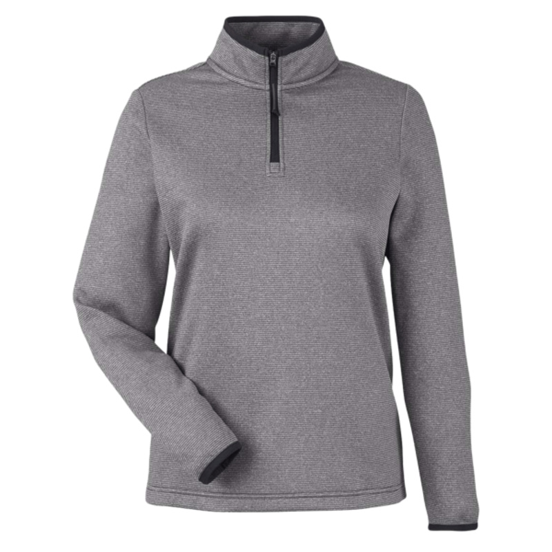 Women's Venture Heathered Stripe Quarter-Zip Pullover Thumbnail