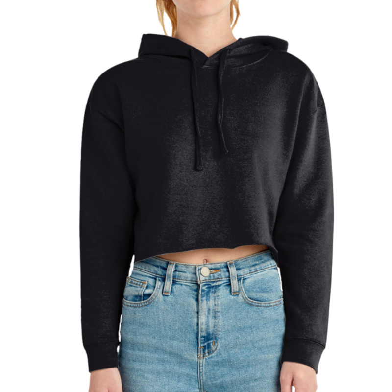 Women's Cropped Fleece Hooded Sweatshirt Thumbnail