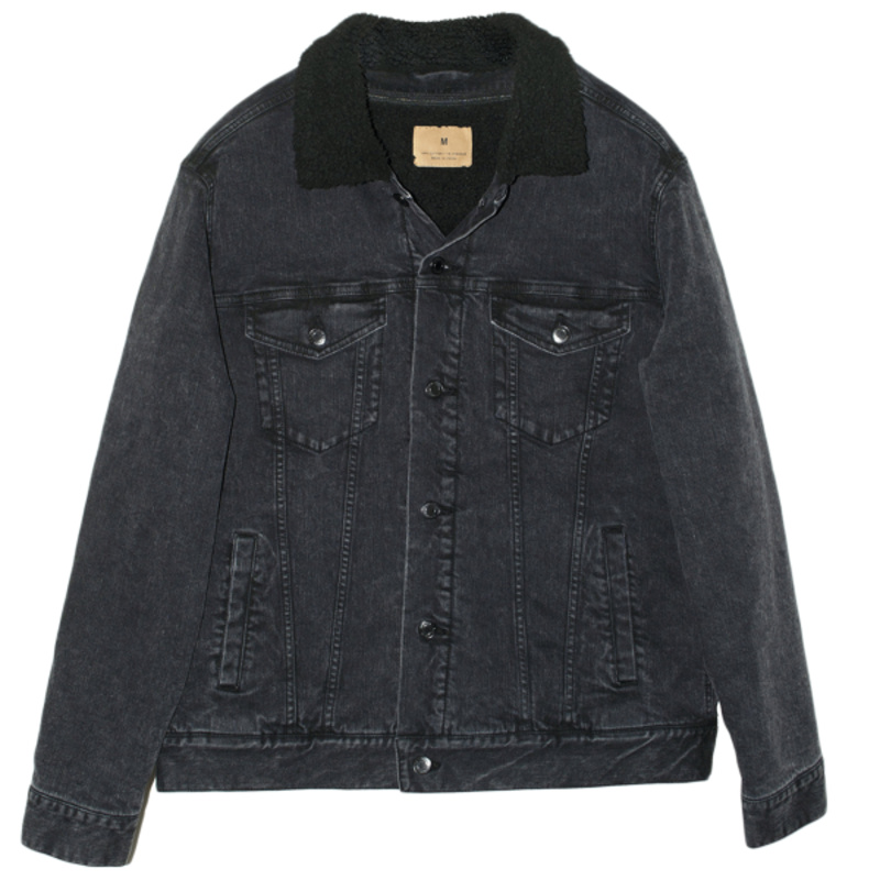 Unisex Sherpa-Lined Denim Jacket Thumbnail