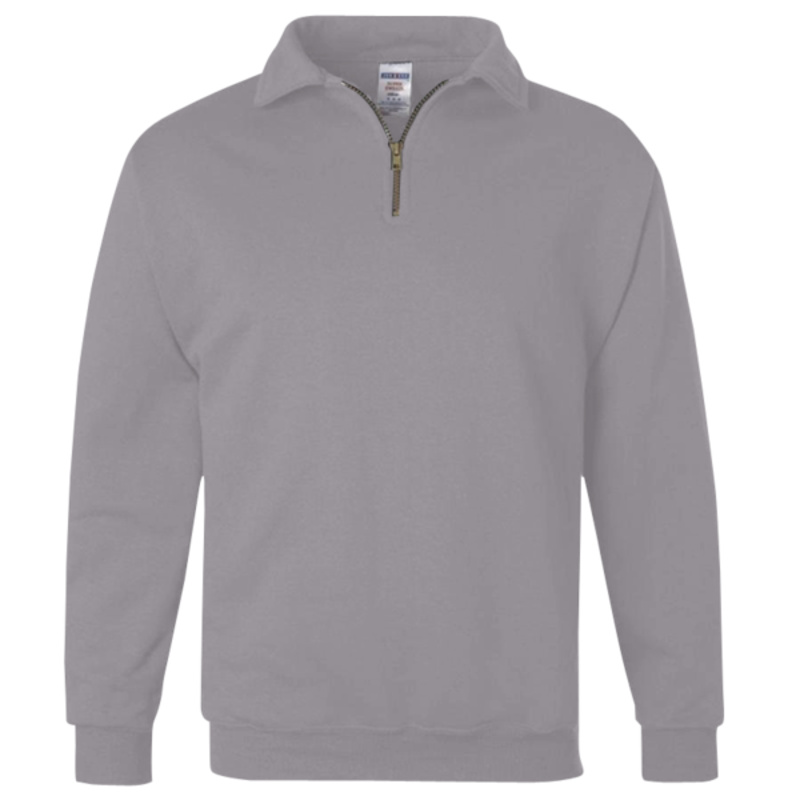Unisex Nublend® Cadet Collar Quarter-Zip Sweatshirt Thumbnail