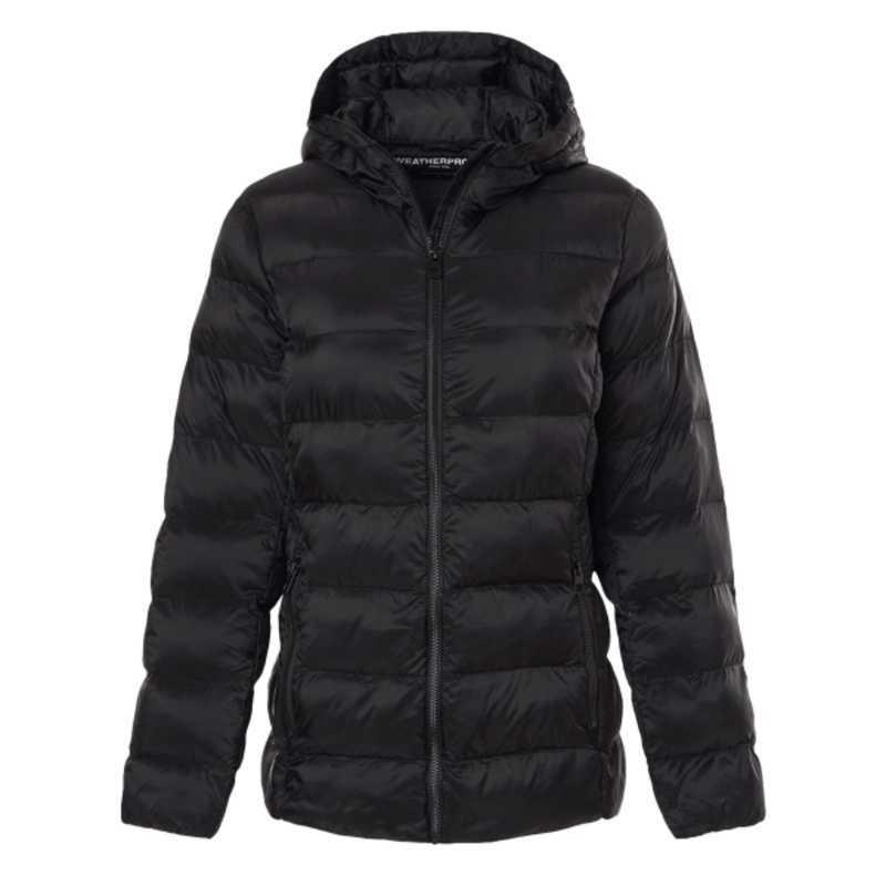 Women's Lightweight Poly-filled Hooded Puffer Jacket Thumbnail