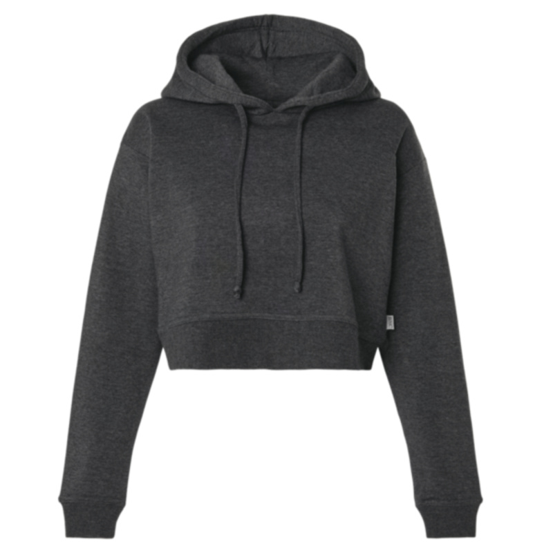 Women's Cropped Fleece Hooded Sweatshirt Thumbnail