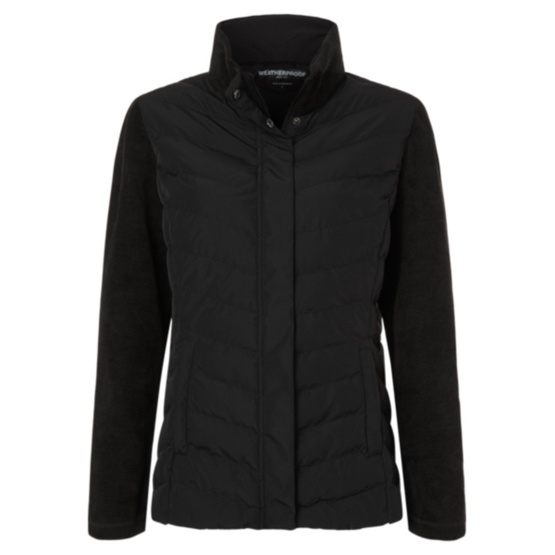 Women's Mixed Media Chevron Jacket Thumbnail