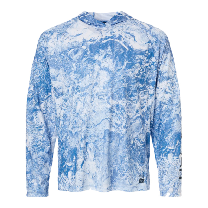 Youth Pursuit Mossy Oak Printed Hooded Long Sleeve T-Shirt Thumbnail