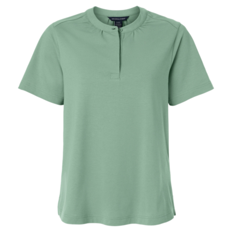 Women's Seaton Pebble Textured Polo Thumbnail
