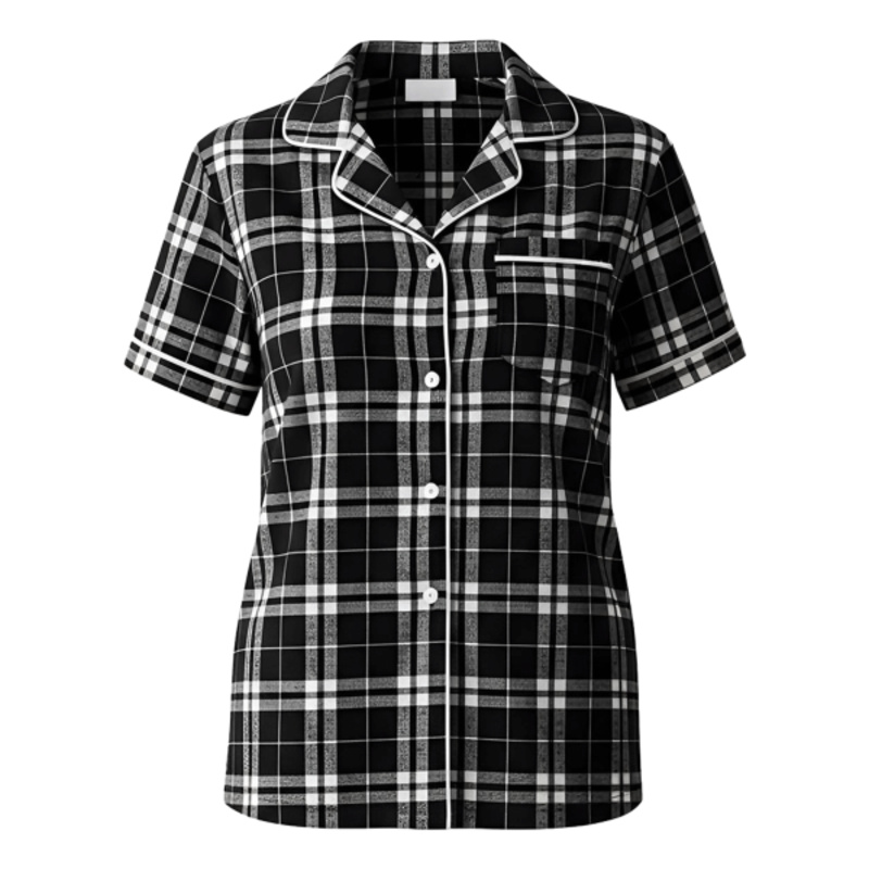Women's Boxy Flannel Shirt Thumbnail