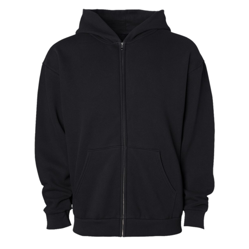 Unisex Avenue Midweight Full-Zip Hooded Sweatshirt Thumbnail