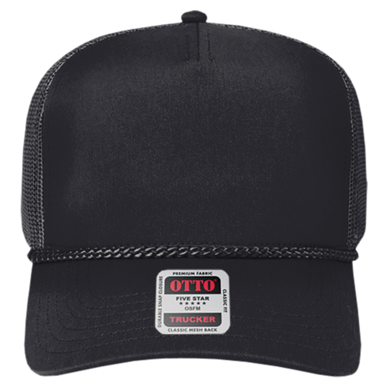 OTTO CAP® 5 Panel Mid Profile Mesh Back Trucker Hat Thumbnail