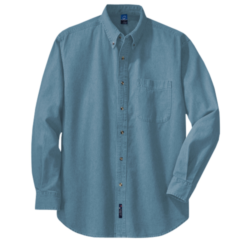 Long Sleeve Value Denim Shirt Thumbnail
