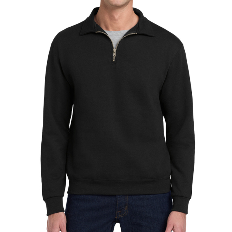 Super Sweats ® NuBlend ® 1/4 Zip Sweatshirt with Cadet Collar Thumbnail