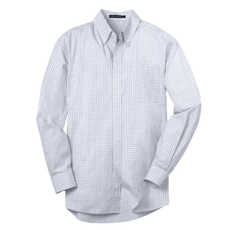Plaid Pattern Easy Care Shirt Thumbnail