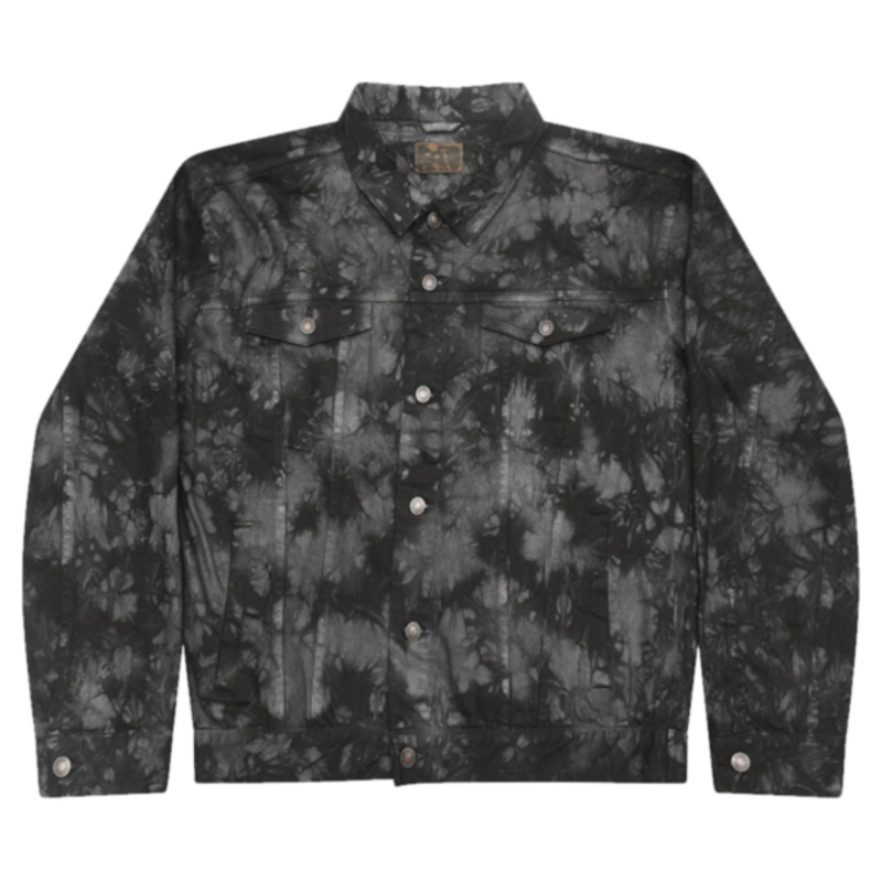 Unisex Tie-Dyed Denim Jacket Thumbnail