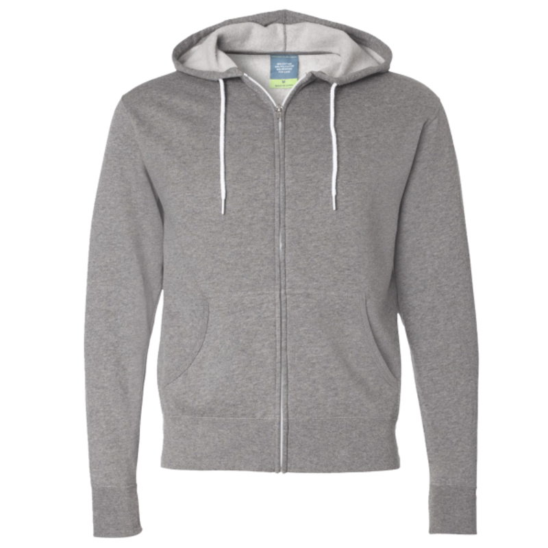 Unisex Lightweight Full-Zip Hooded Sweatshirt Thumbnail
