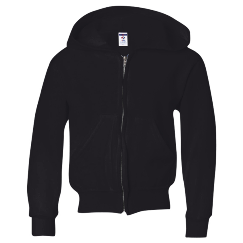 Youth NuBlend® Full-Zip Hooded Sweatshirt Thumbnail