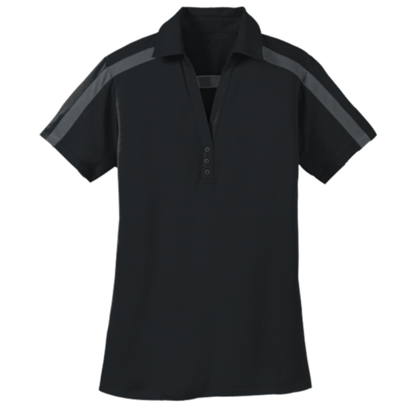 Women's Silk Touch Performance Colorblock Stripe Polo Thumbnail