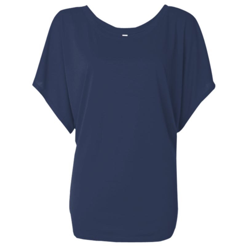 Women’s Flowy Draped Dolman Tee Thumbnail