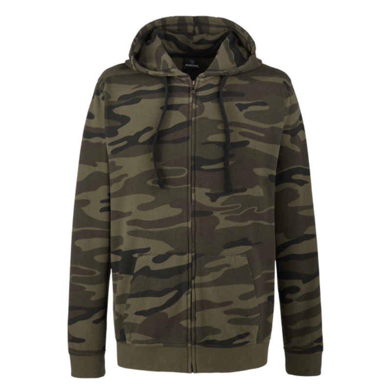 Men's Camo Full-Zip Hooded Sweatshirt Thumbnail