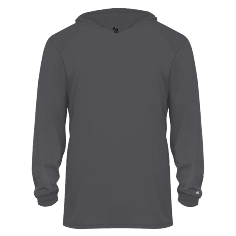 Youth B-Core Long Sleeve Hooded T-Shirt Thumbnail
