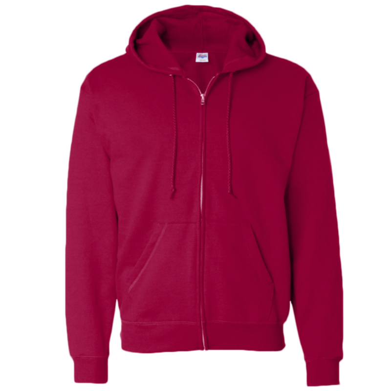 Unisex EcoSmart® Full-Zip Hooded Sweatshirt Thumbnail