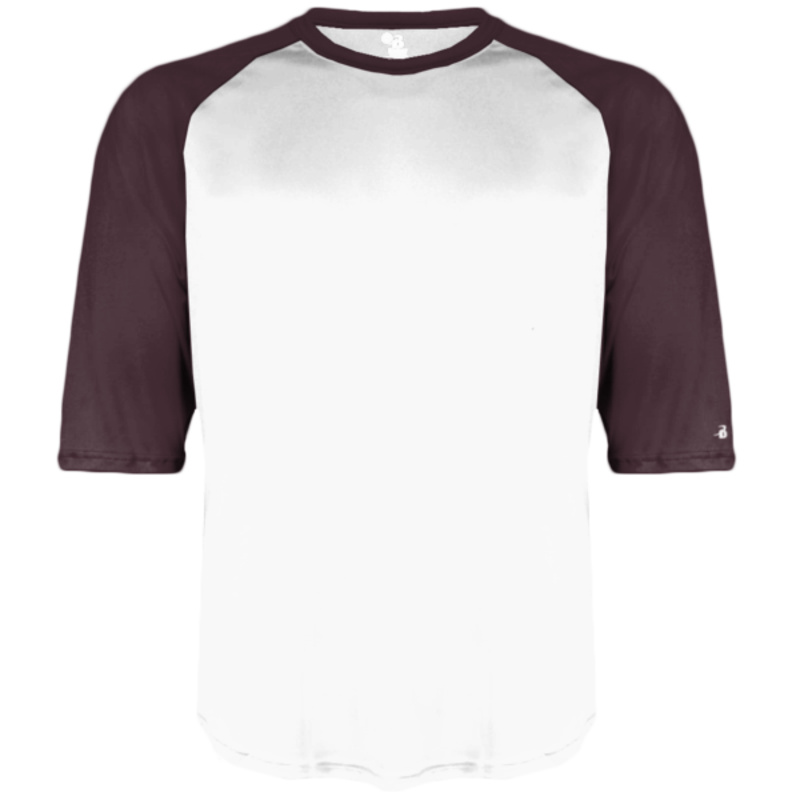 Men's B-Core Three-Quarter Sleeve Baseball T-Shirt Thumbnail