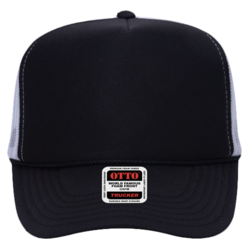 OTTO CAP Camouflage 5 Panel High Crown Mesh Back Trucker Hat Thumbnail