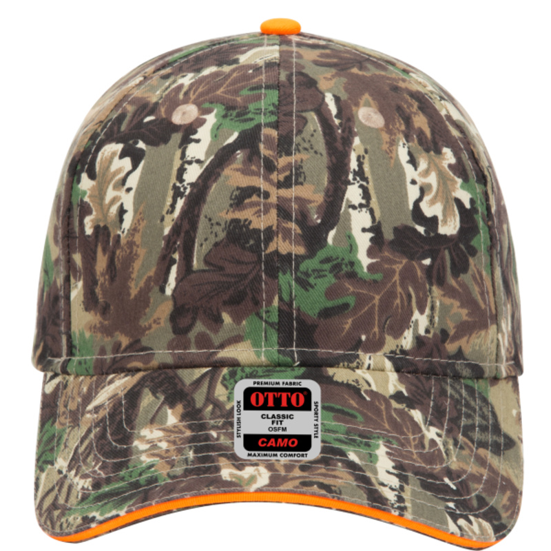 OTTO CAP Camouflage 6 Panel Low Profile Baseball Cap Thumbnail