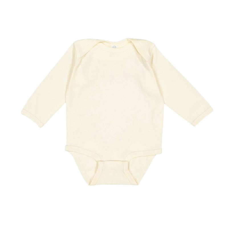 Infant Long Sleeve Baby Rib Bodysuit Thumbnail