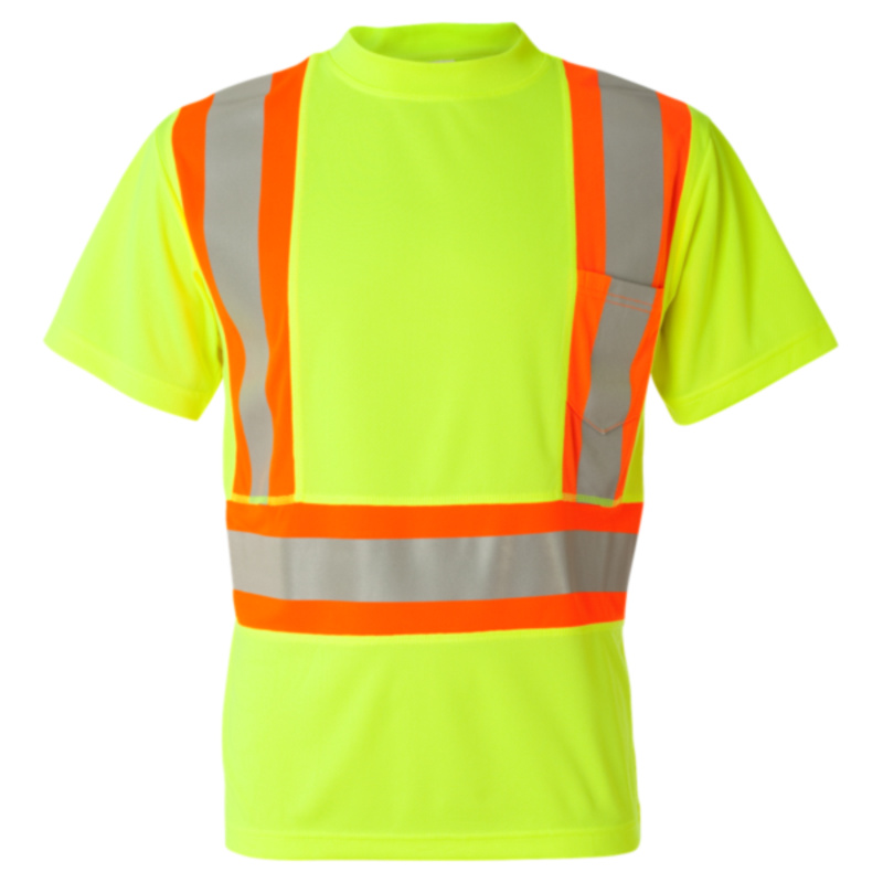 Unisex Class 2 Flat Stitch Self-Fabric Panels T-Shirt Thumbnail