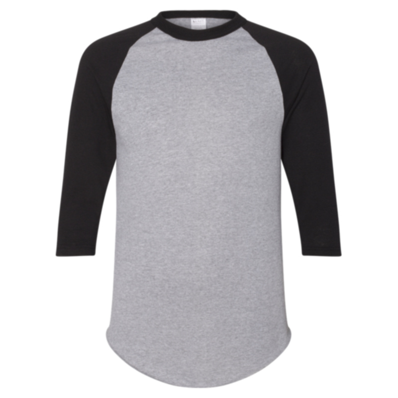 Unisex Three-Quarter Raglan Sleeve Baseball Jersey T-Shirt Thumbnail