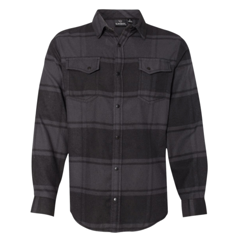Men's Snap Front Plaid Flannel Shirt Thumbnail