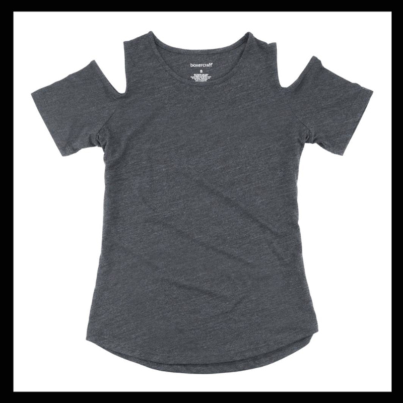 Women's Cold Shoulder T-Shirt Thumbnail