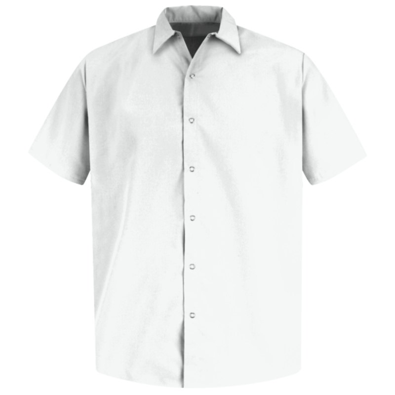 Men's Specialized Pocketless Polyester Work Shirt Thumbnail