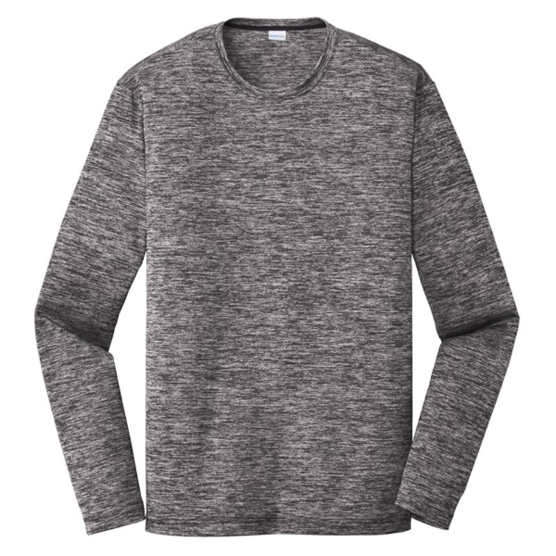 PosiCharge ® Long Sleeve Electric Heather Tee Thumbnail