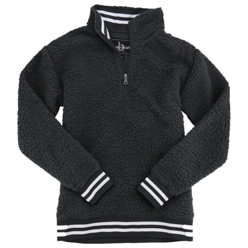 Unisex Varsity Sherpa Quarter-Zip Pullover Thumbnail