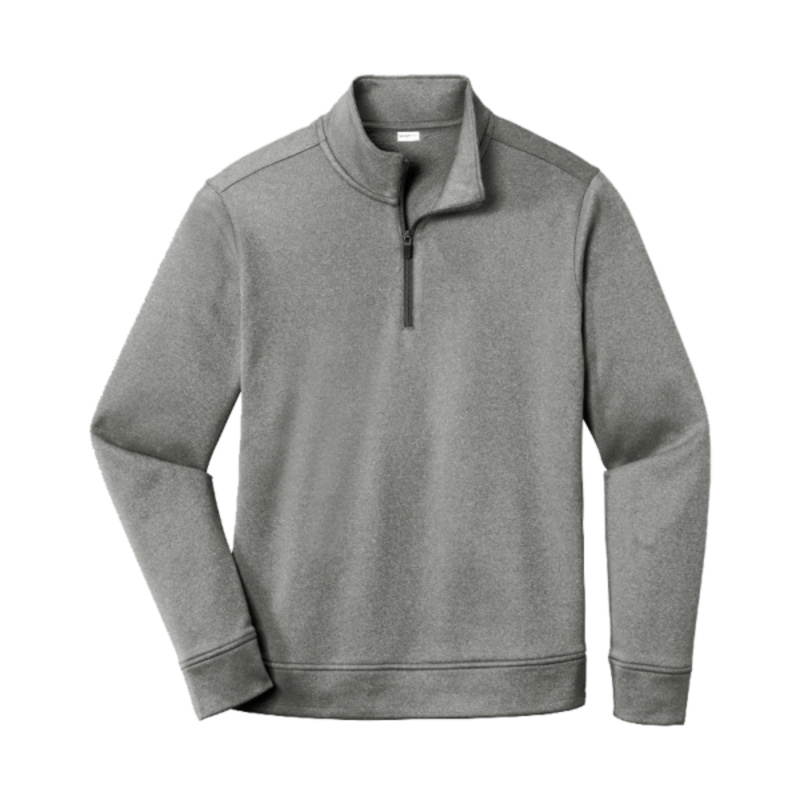 PosiCharge ® Sport Wick ® Heather Fleece 1/4 Zip Pullover Thumbnail