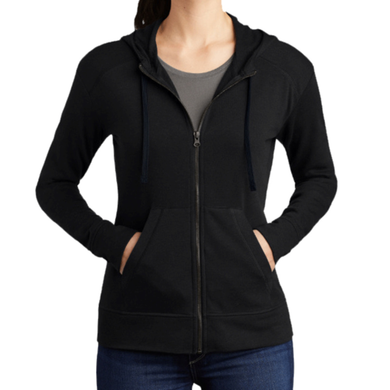 Women's PosiCharge ® Tri Blend Wicking Fleece Full Zip Hooded Jacket Thumbnail