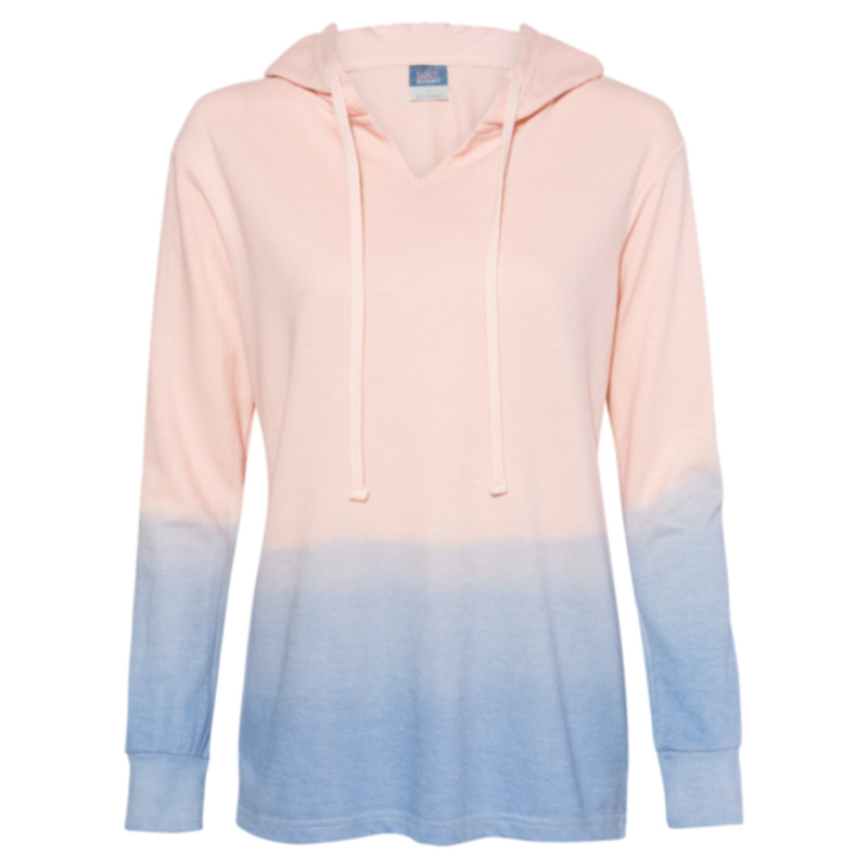 Women's French Terry Ombré Hooded Sweatshirt Thumbnail