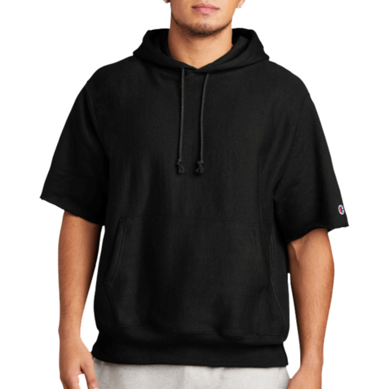 Reverse Weave ® Short Sleeve Hooded Sweatshirt Thumbnail