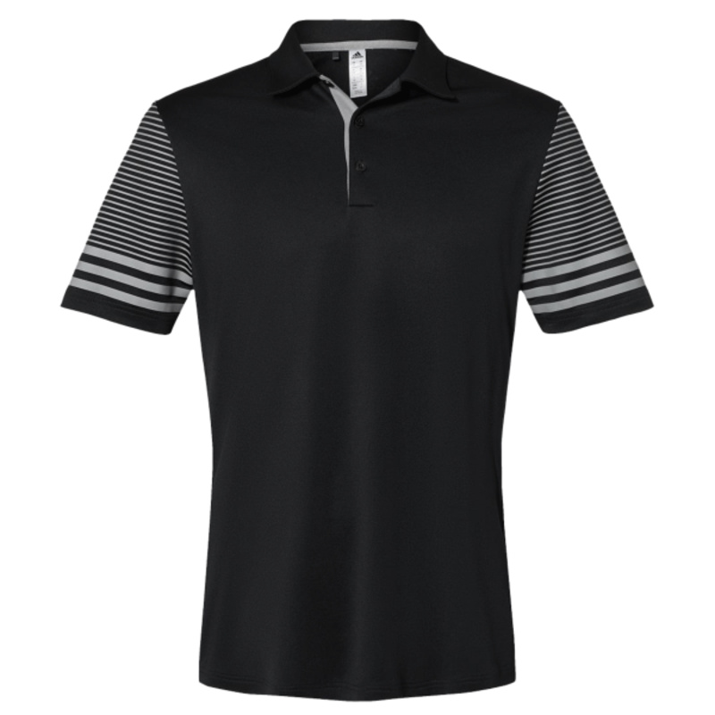 Men's Striped Sleeve Polo Thumbnail