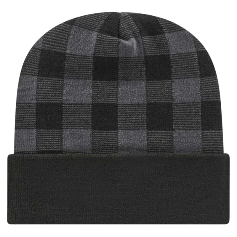 USA-Made Plaid Beanie Thumbnail
